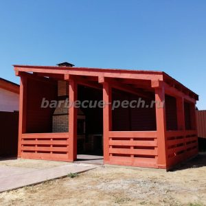 Деревянная беседка из бруса