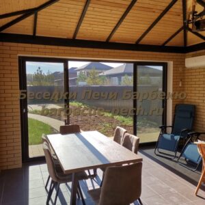 строительство беседки с барбекю из кирпича под ключ проекты и цены